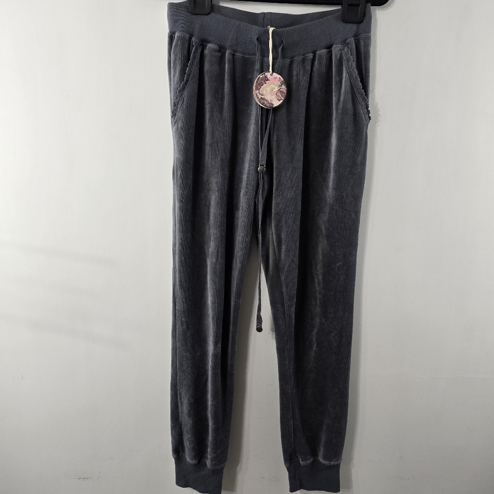 Odd Molly Anthropologie Velvet Velour Recce And Pants Tracksuit Set RARE Size 6 - Picture 13 of 16